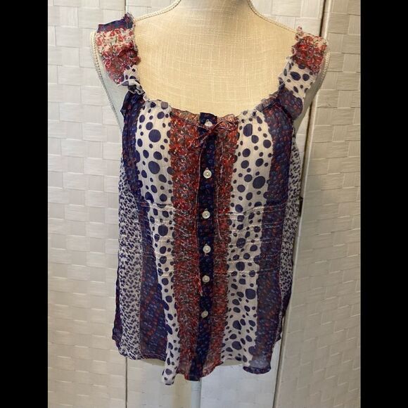 Red Camel Off the shoulder boho top Medium - Picture 4 of 6
